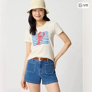 J Crew Lobster Graphic Tee